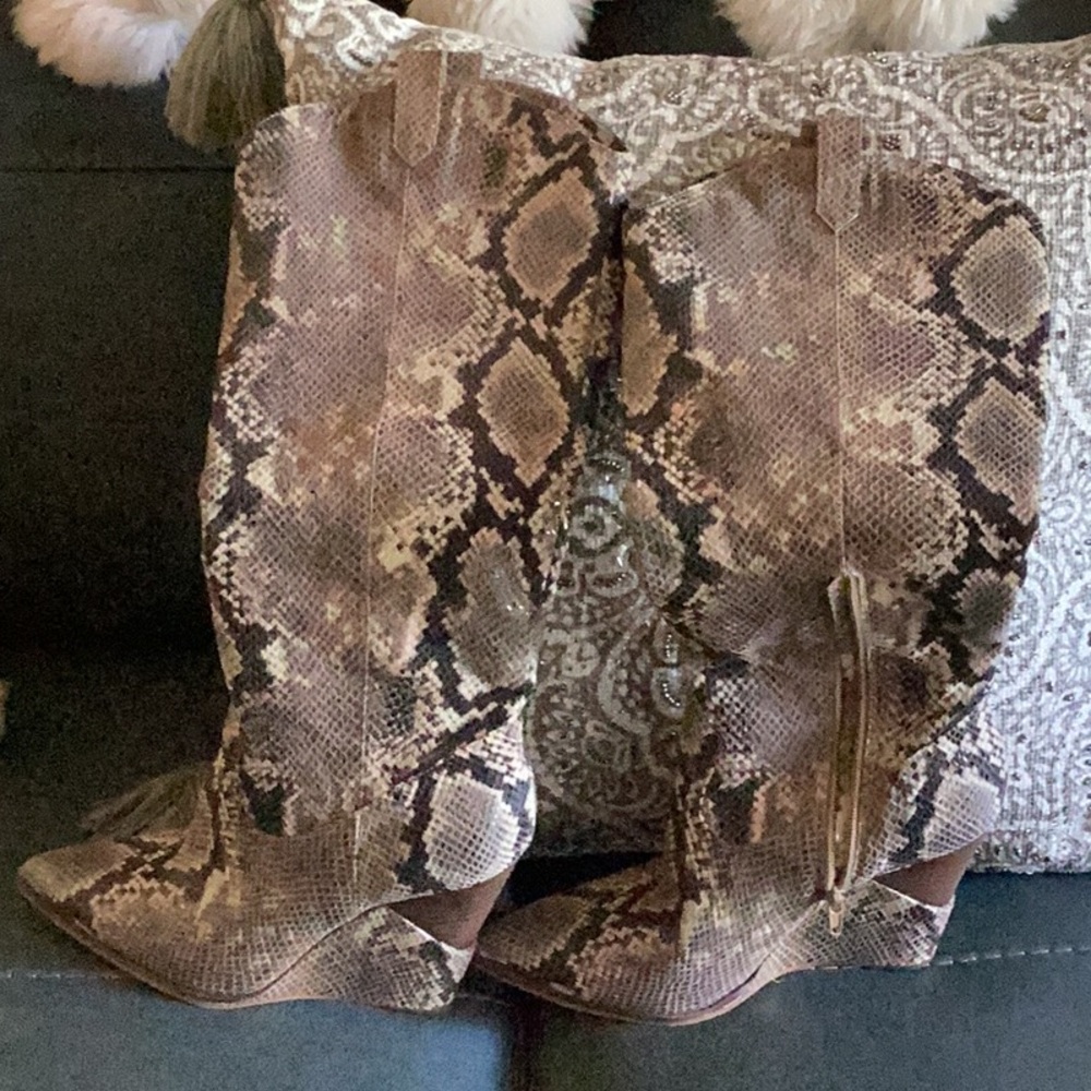 Snakeskin Cowboy Boots